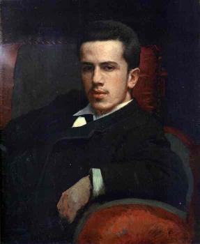 Ivan Nikolaevich Kramskoy : Portrait of Anatoly Kramskoy the Artist's Son